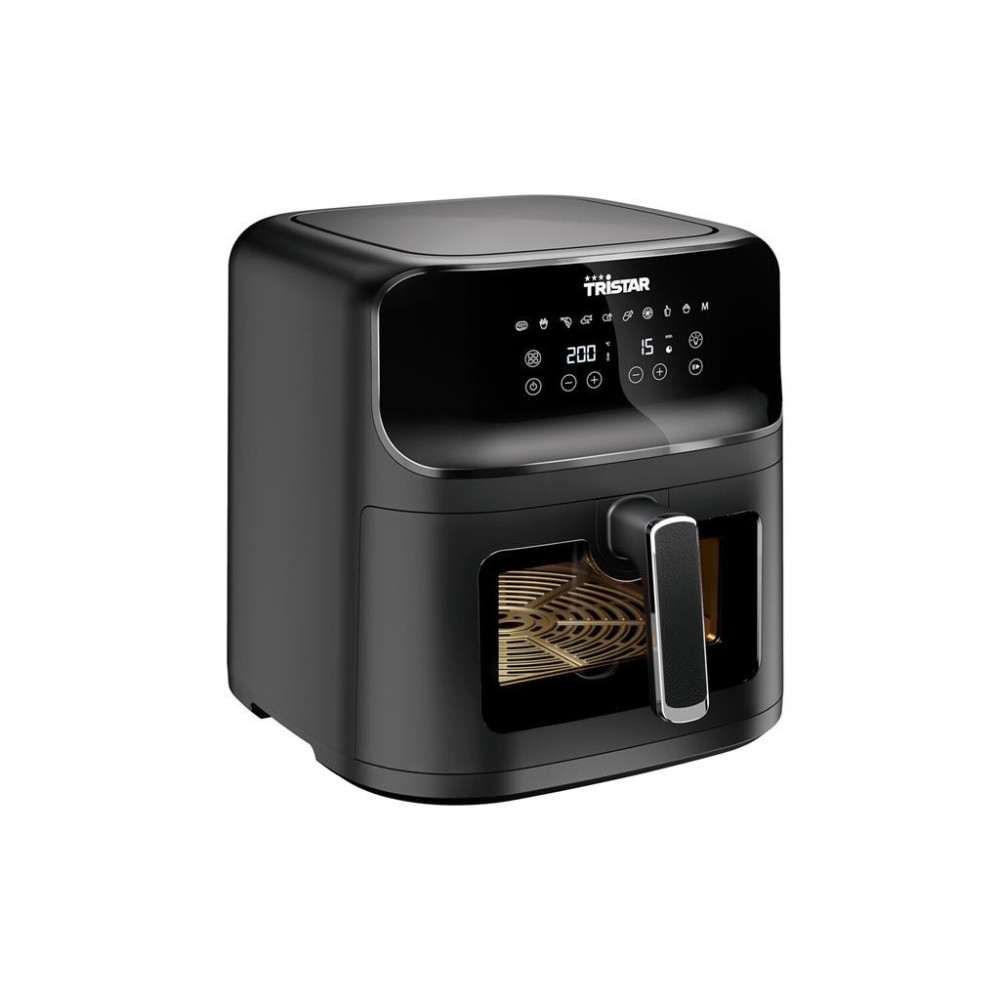 FRIGGITRICE AD ARIA CALDA CON FINIESTRA D'ISPEZIONE 7,5 LT 1700W TRISTAR FR-9039 NERO