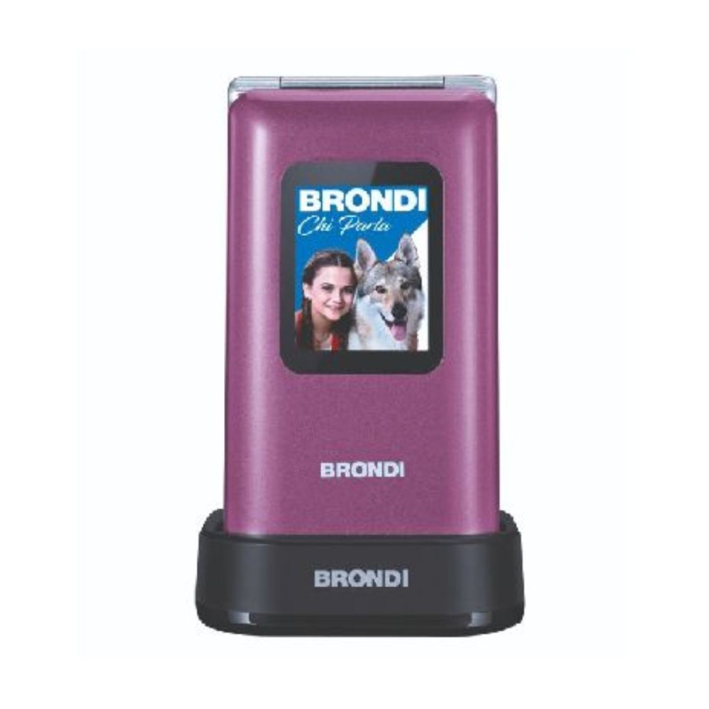 CELLULARE BRONDI FAVOLOSO DUOS WHITE METAL ITALIA