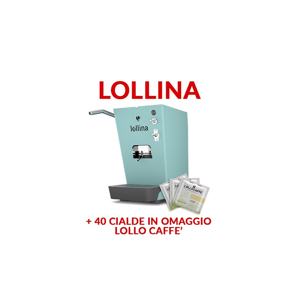 MACCHINA DA CAFFE' LOLLO CAFFE' LOLLINA CANDY ACQUAMELLOW + BOX 40 CIALDE LOLLO MIX ORO