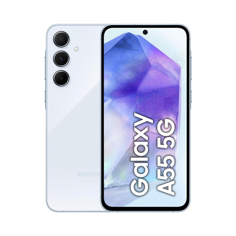 SMARTPHONE SAMSUNG A556 GALAXY A55 5G 8+128GB ICE BLUE ITALIA