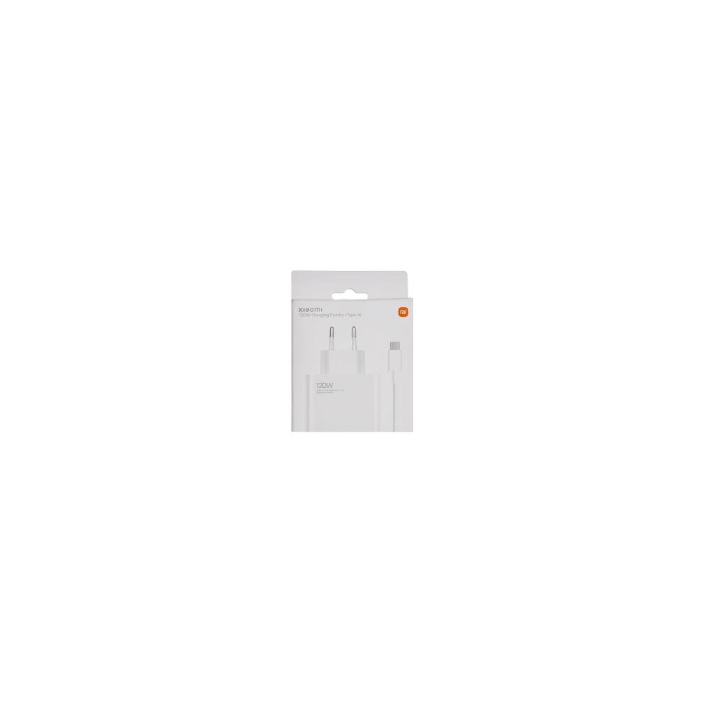 CARICABATTERIA DA RETE 120W XIAOMI BHR9462EU USB-A + CAVO TYPE-C WHITE