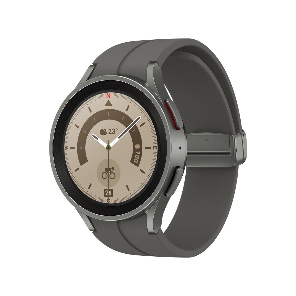 SMARTWATCH SAMSUNG GALAXY WATCH 5 PRO 45MM SM-R920NZTAPHE TITANIUM GRAY